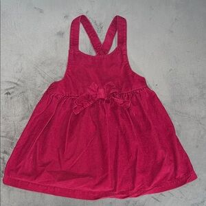 Carter's Burgundy Overalls Dress